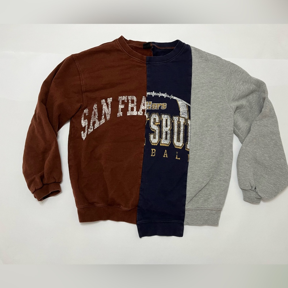Urban Outfitters, San Francisco Spliced Crew Neck Sweatshirt. Size: M